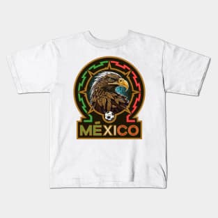 Mexico Escudo de Armas Kids T-Shirt